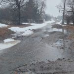 В шацком селе Новоселки размыло дорогу