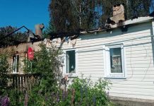 В Шацком округе в селе Черная Слобода горел трехквартирный дом